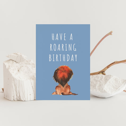 Have a Roaring Birthday Greeting Card